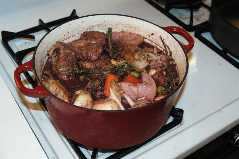 Coq au vin de Bourgogne